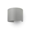 Oprawa ścienna 6W V-TAC góra dół regulowana szary okrągły IP65 BRIDGELUX VT-756 4000K 660lm
